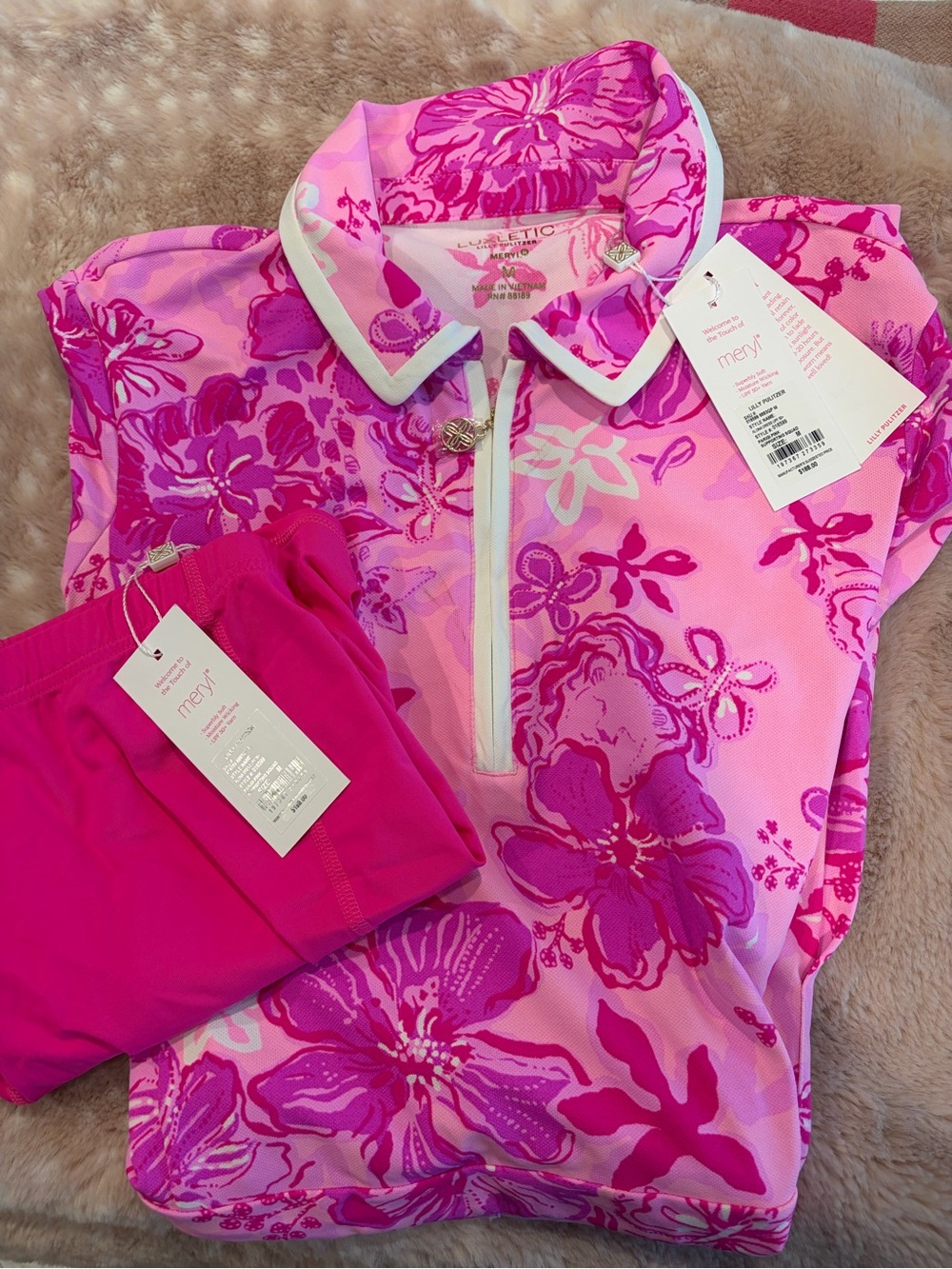 Lilly Pulitzer Pink Floral Polo Dress - Picture 5 of 5